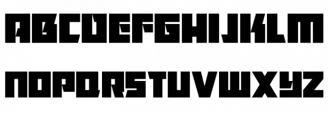 Killer Bassline Caratteri MINUSCOLO