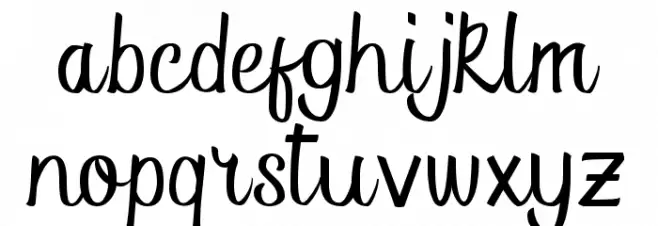 Killer Black Caratteri MINUSCOLO