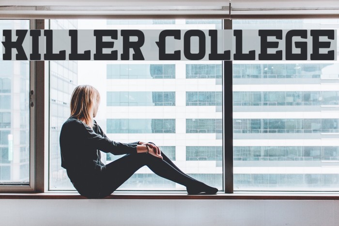 Killer College Font examples