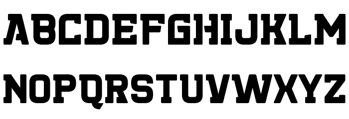 Killer College Font LOWERCASE
