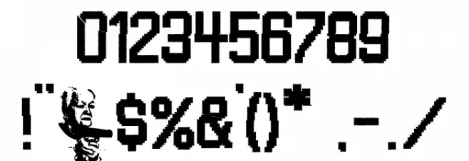 Killer Grandma Font OTHER CHARS