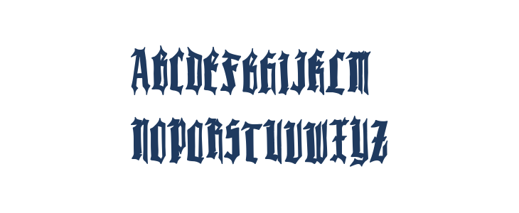 Killer Knight Black Uppercase