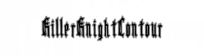 Killer Knight Contour  Frei Schriftart Herunterladen