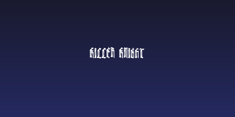 Killer Knight Social Header