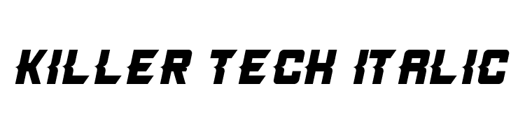 Killer Tech Italic  Descarca Fonturi Gratis