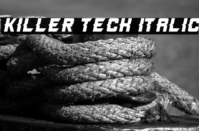 Killer Tech Italic Example 1
