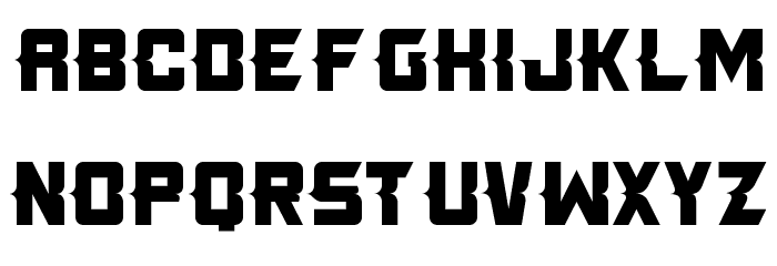 Killer Tech Font LOWERCASE