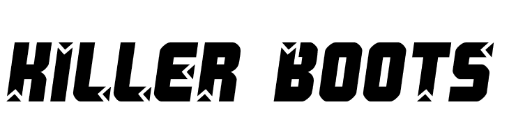 Killer boots  नि: शुल्क फ़ॉन्ट्स डाउनलोड