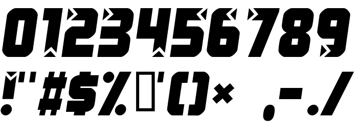 Killer boots Font OTHER CHARS