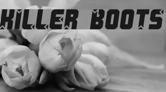 Killer boots Font examples
