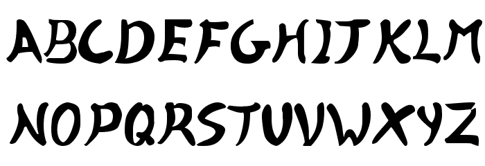 KillerInstinct2 Font LOWERCASE
