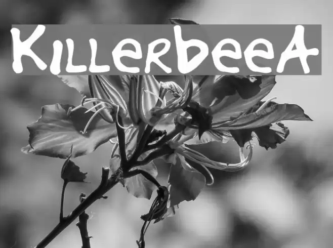 KillerbeeA Font examples