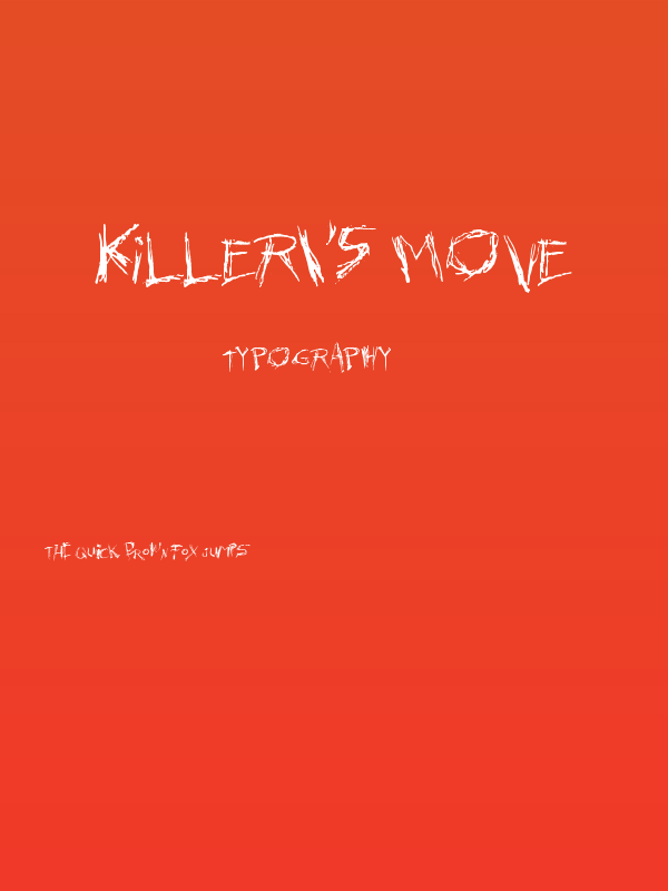 Killer's Move Poster