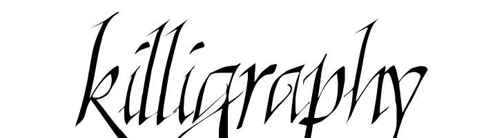 Killigraphy Font