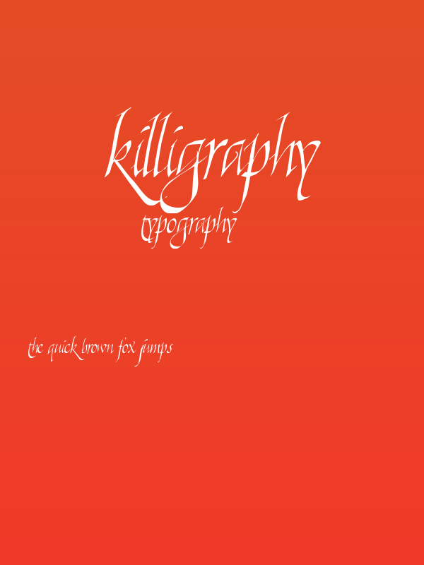 Killigraphy Poster