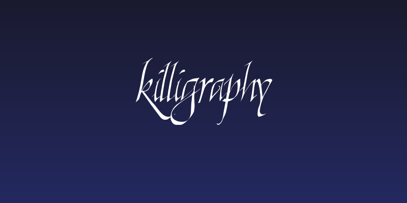 Killigraphy Social Header
