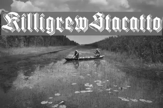 KilligrewStacatto Font examples