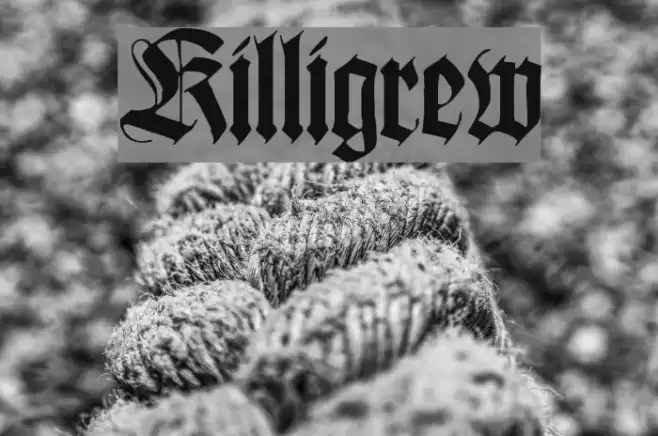 Killigrew Font examples