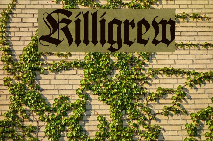 Killigrew Font examples