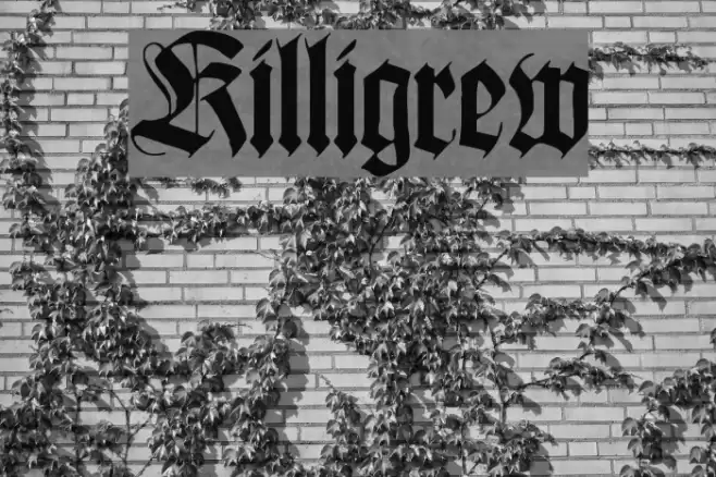 Killigrew Font examples