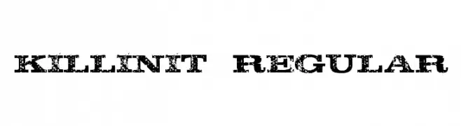 KillinIt-Regular  baixar fontes gratis