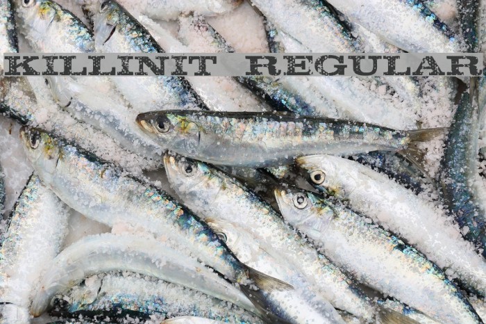 KillinIt-Regular Font examples