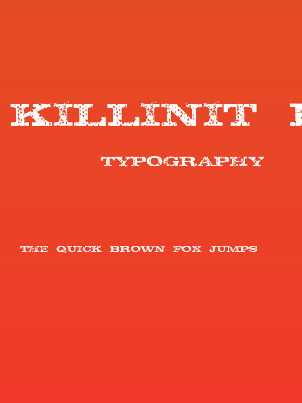 KillinIt-Regular Poster