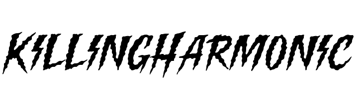 Killing Harmonic  Frei Schriftart Herunterladen