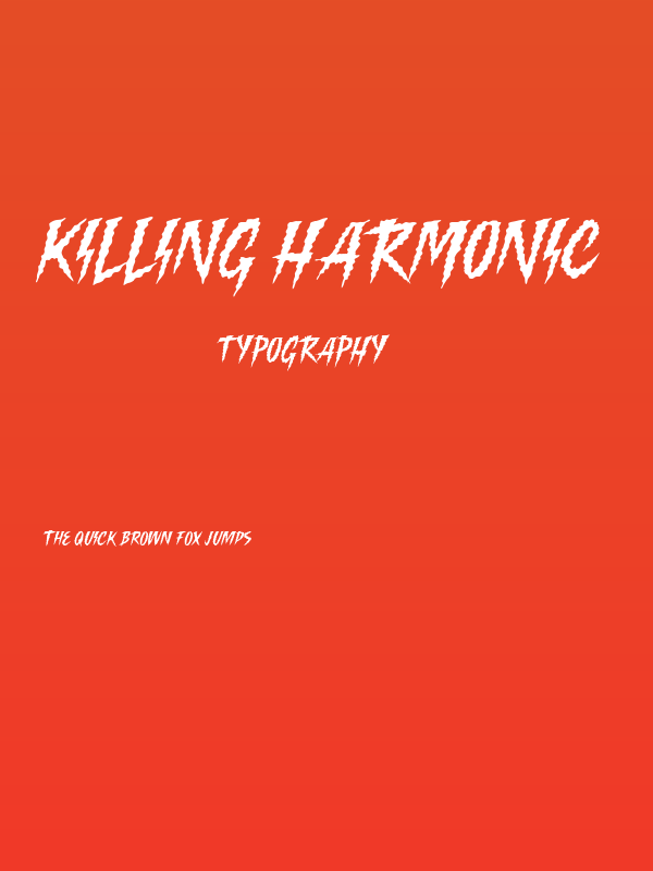 Killing Harmonic Poster