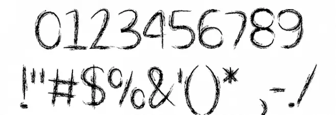 Killing Loneliness Font OTHER CHARS