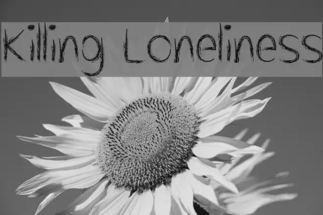 Killing Loneliness Font examples