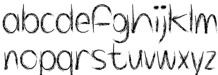 Killing Loneliness Font LOWERCASE