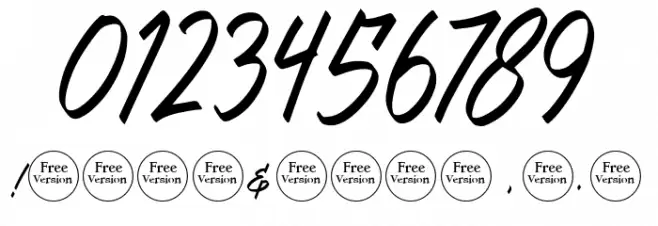 Killing Me Free Trial フォント その他の文字