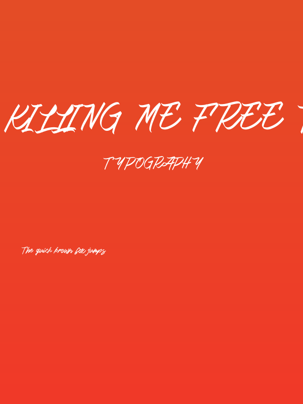 Killing Me Free Trial Poster