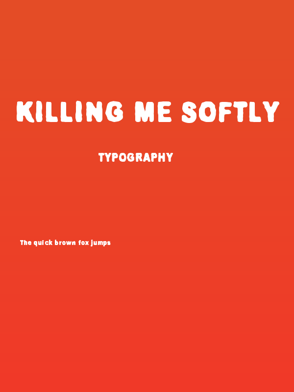 Killing me softly Poster
