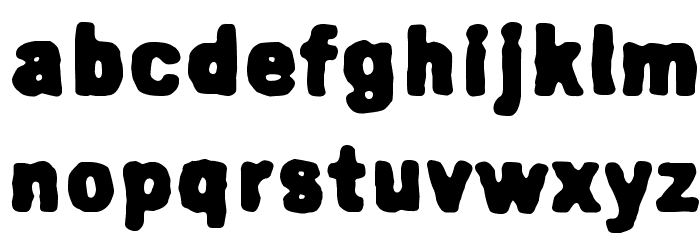Killing me softly Font LOWERCASE