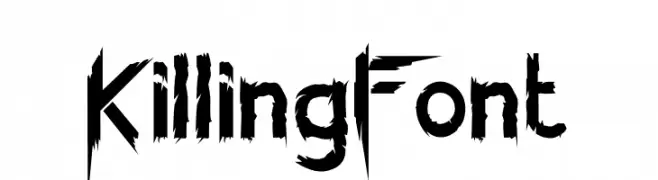 KillingFont  font caratteri gratis