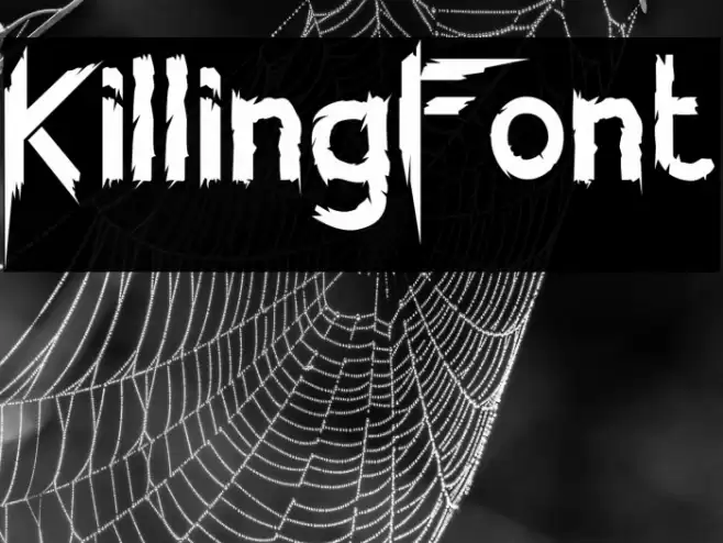 KillingFont Font examples