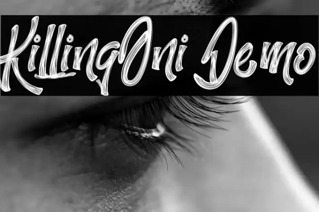 KillingOni Demo Font examples