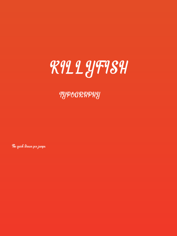 Killyfish Poster