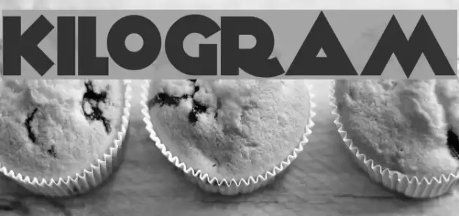 KiloGram Font examples