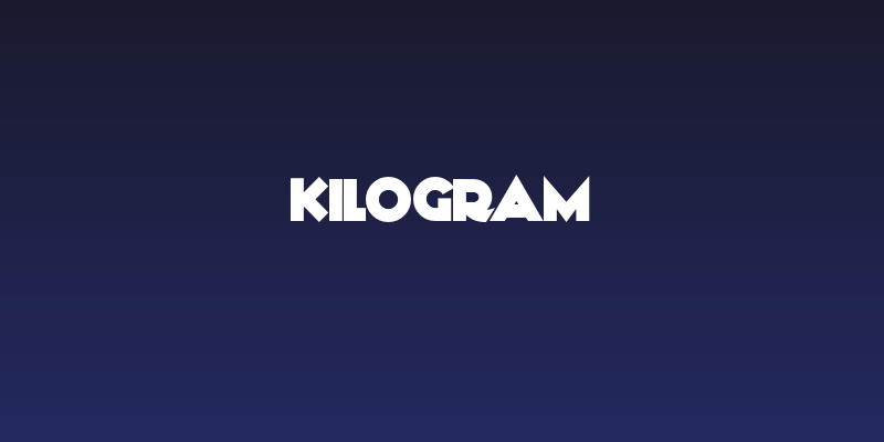 KiloGram Social Header