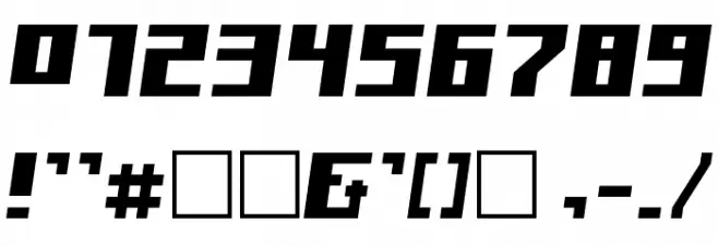 Kiloton Condensed Italic Fuentes OTROS CHARS