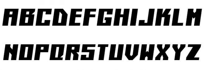 Kiloton Condensed Italic Fonte MAIÚSCULAS