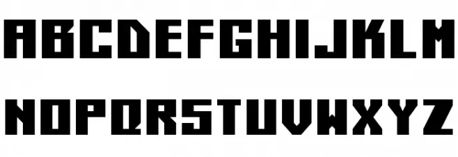 Kiloton Condensed خط أحرف كبيرة