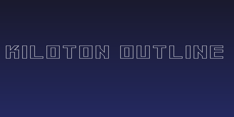 Kiloton Outline Social Header