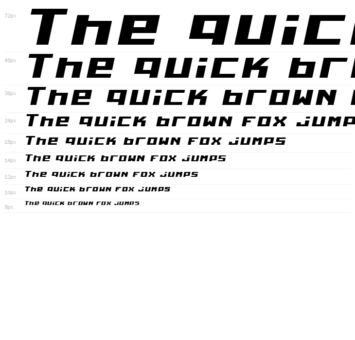 Kiloton v1.0 Italic Waterfall