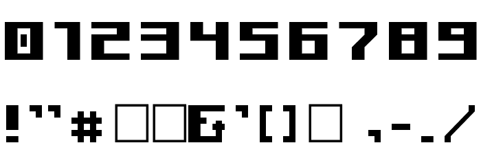 Kiloton v1.0 Font OTHER CHARS