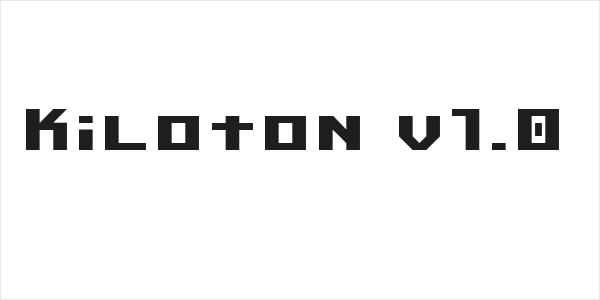Kiloton v1.0 Logo