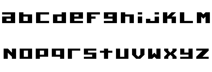 Kiloton v1.0 Font LOWERCASE